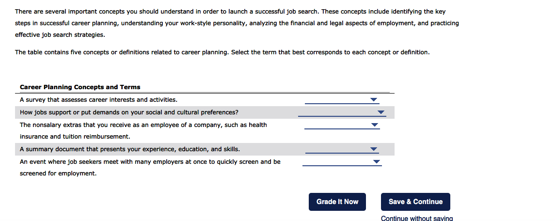 There are several important concepts you should