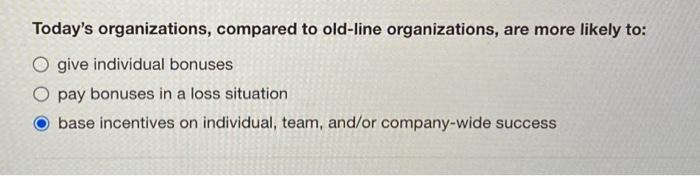 Organizations are shifting their performance