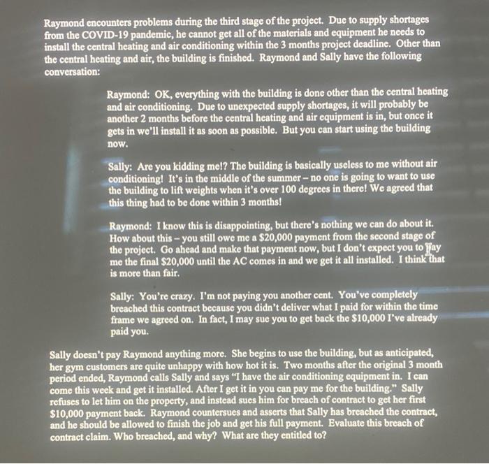 Can anyone show me how to do a Case Question