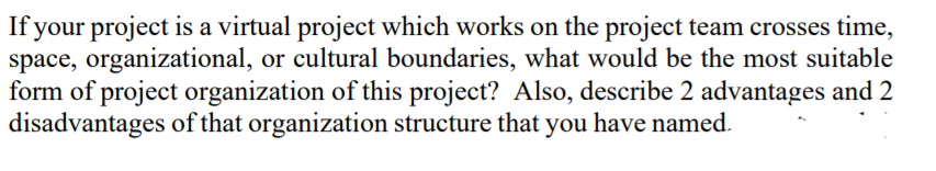 If your project is a virtual project which works