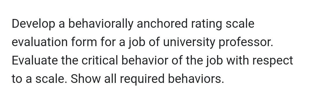 Develop a pay for performance system for