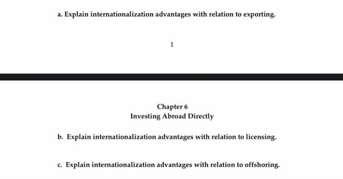 Please answer questions a, b, and c. a. Explain