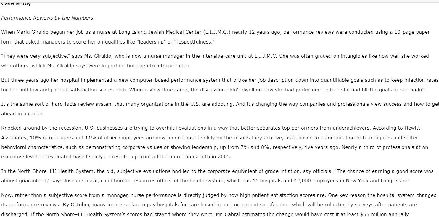Blank Options: 1.less 2.more Performance Reviews