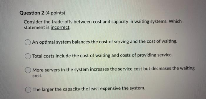 Its the complete question Question 2 (4 points)