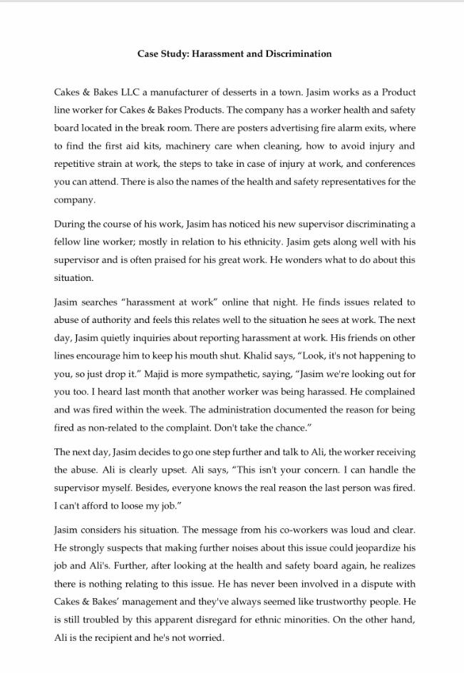 Write Introduction (examine the case and