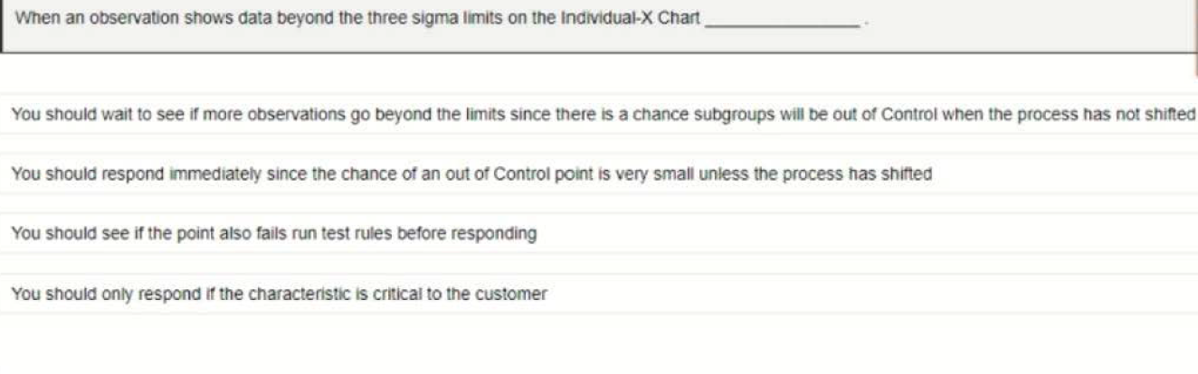 When an observation shows data beyond the three