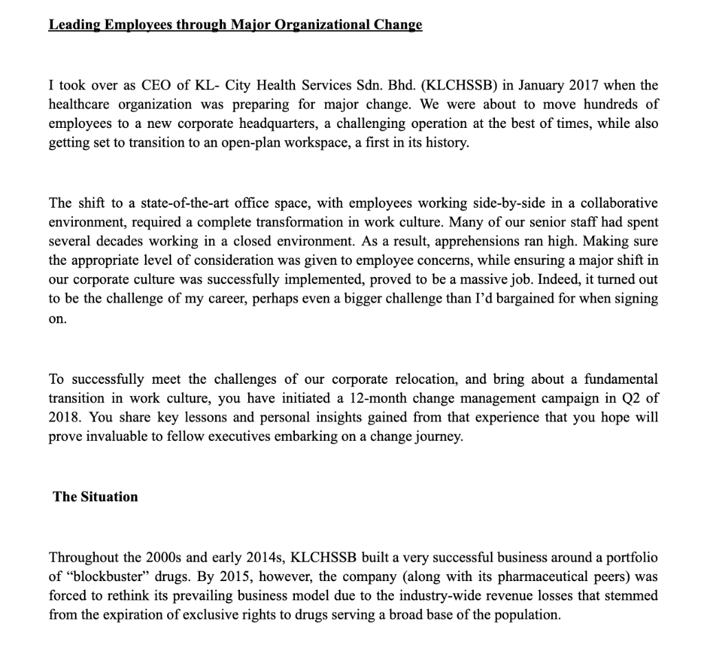 Operations Management Please include the