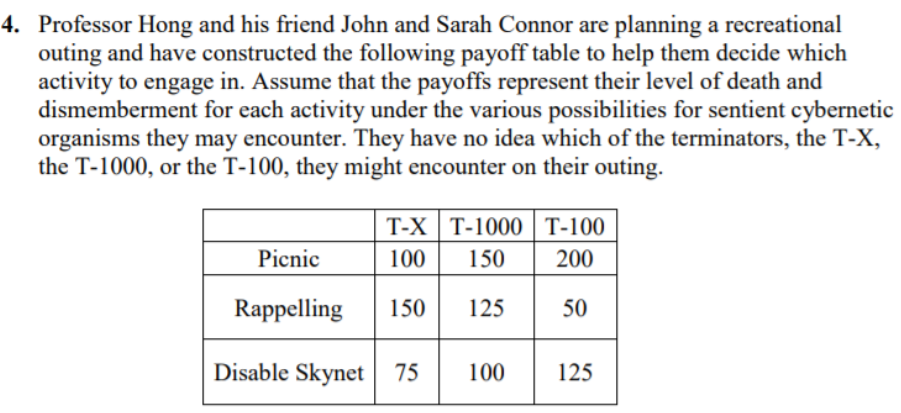 4. Professor Hong and his friend John and Sarah