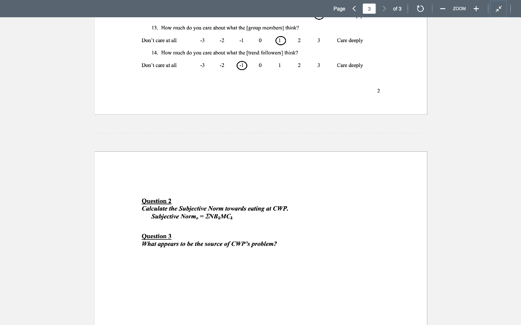 Page < 1 of 3 ZOOM Questions: THEORY OF REASONED