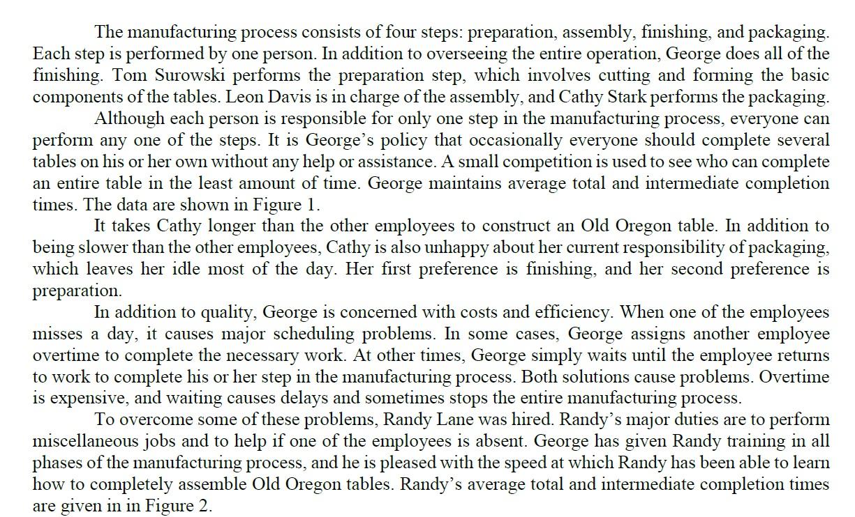 Please Solve it in Excel Solver. Case: Old Oregon