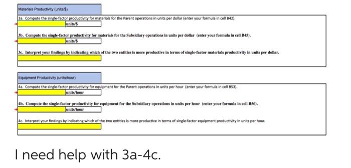help please Total = 55 points: Productivity