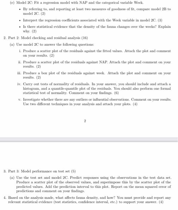 Please only answer Part 3 and 4 questions. i