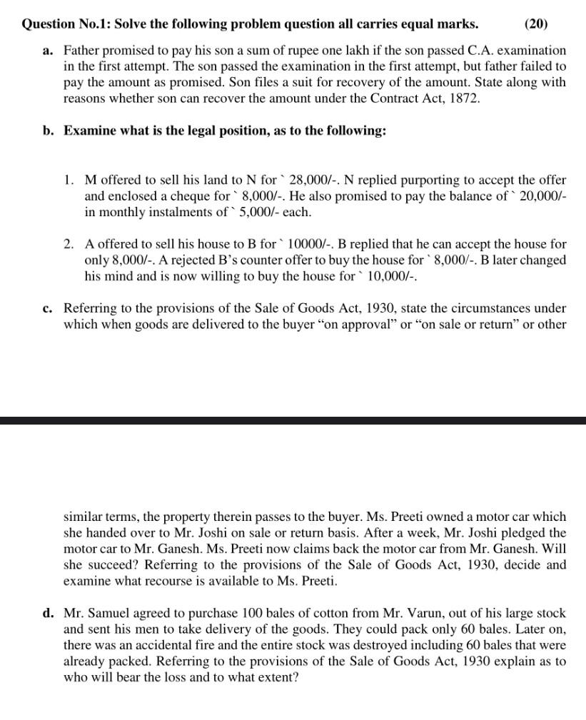 please solve all!! urgently. Question No.1: Solve