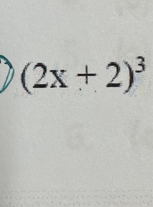 preform the indicate operation (2x + 2)