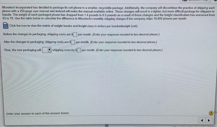 Microtech Incorporated has decided to package its