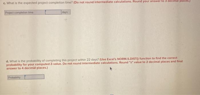 The following represents a project that should be