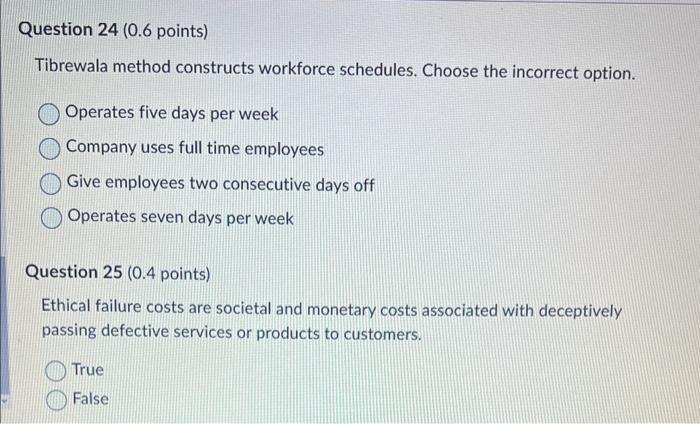 Tibrewala method constructs workforce schedules.