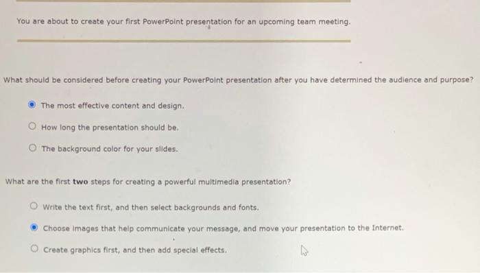 You are about to create your first PowerPoint