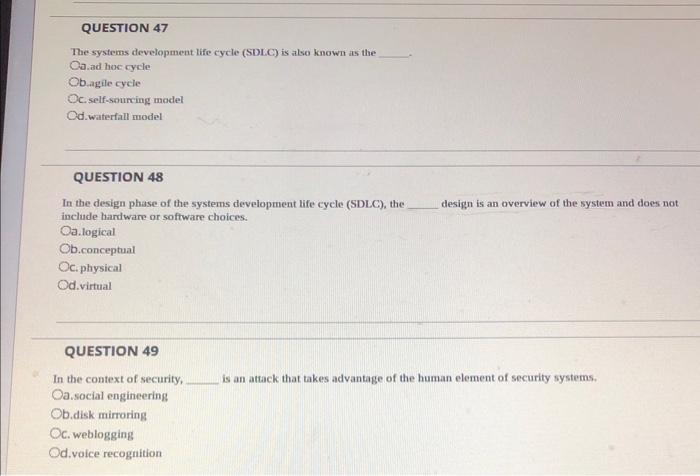 hrlpp The systems development life cycle (SDI.C)