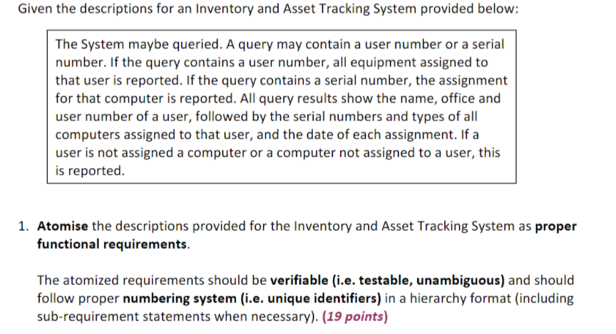 Please actually answer the question in full.
