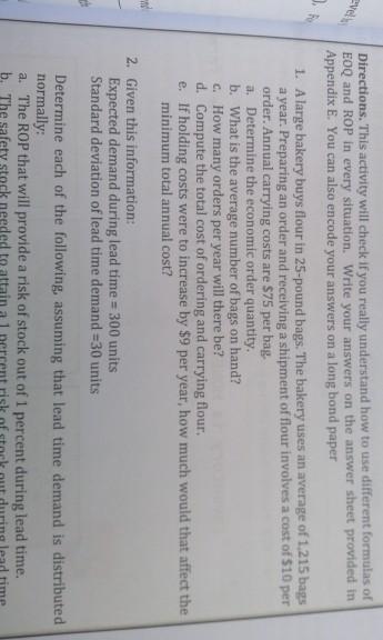 CAN I ASK HELP WITH THIS? Directions. This