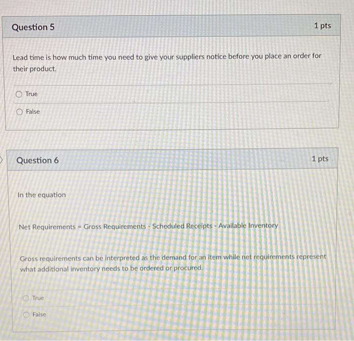 Lead time is how much time you need to give your