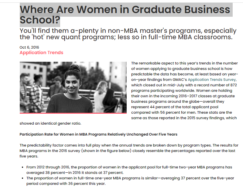 Read the article online - Where Are Women in