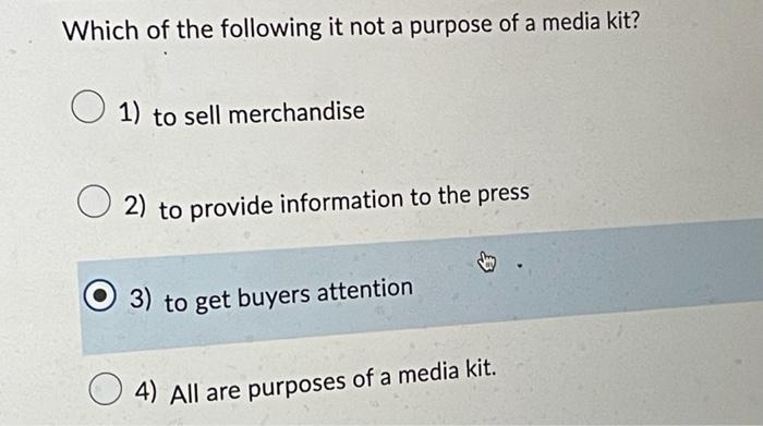 Which of the following it not a purpose of a