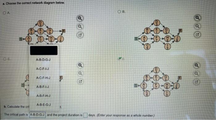 For part a D is the correct answer. I need help