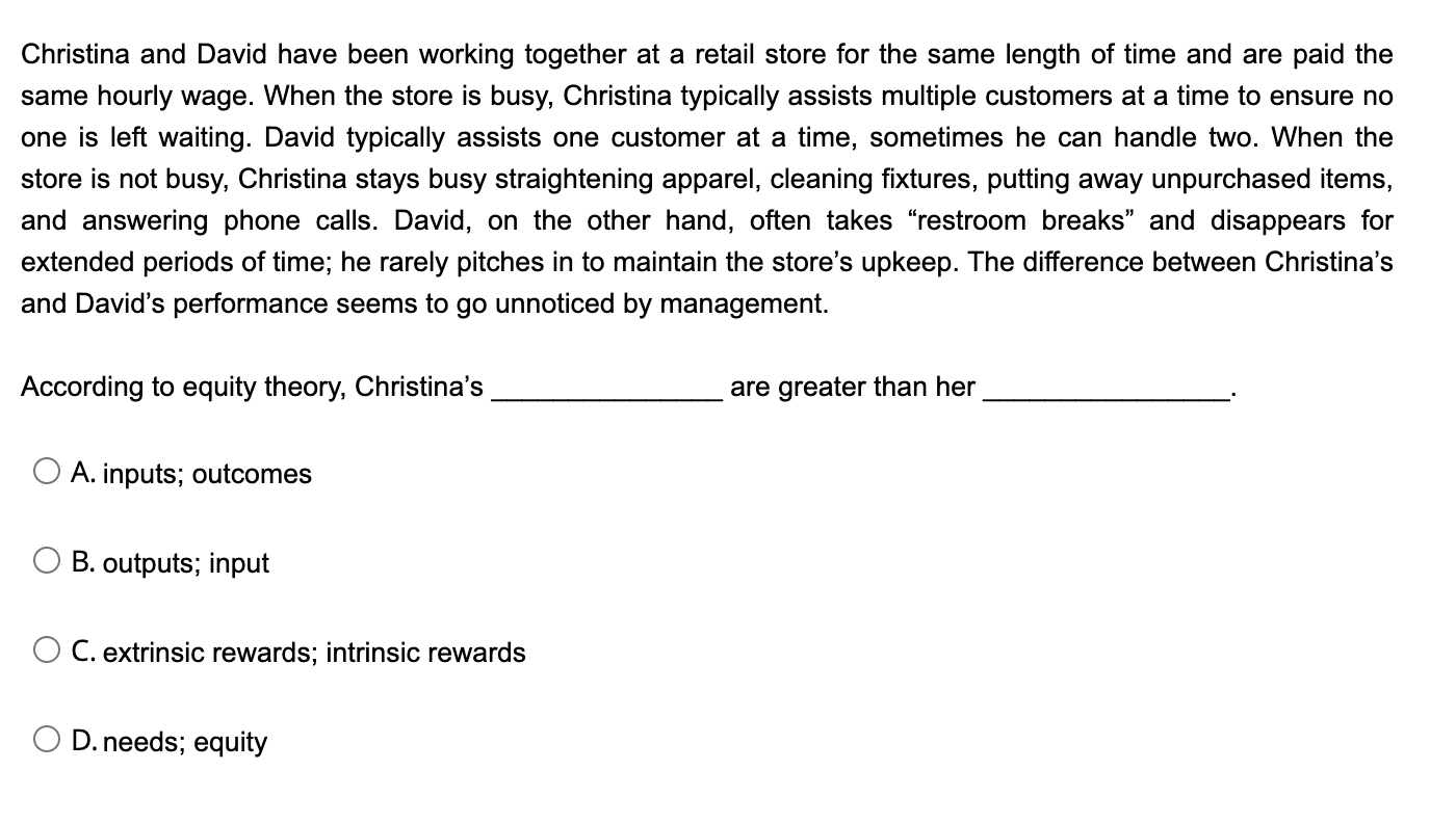 Christina and David have been working together at