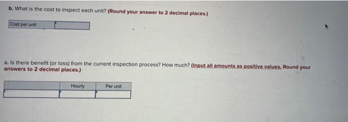 A company currently using an inspection process