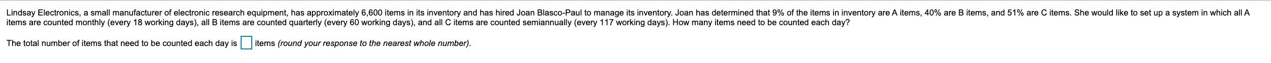 Lindsay Electronics, a small manufacturer of