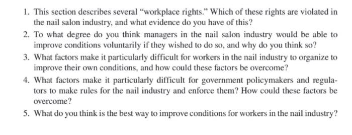 please read the case study and answer questions.