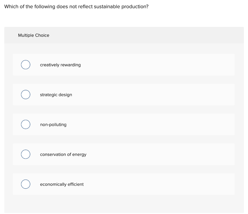 Which of the following does not reflect