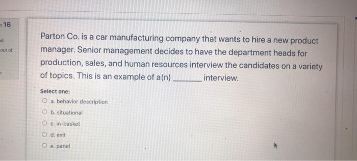 14 d out of Kate is the HR manager of Gunther