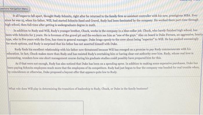 Oo Check My Work The New MBA It all began to fall