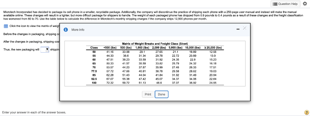 Question Help o Microtech Incorporated has
