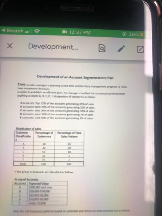 Search . 31 12:37 PM 39% Development... o