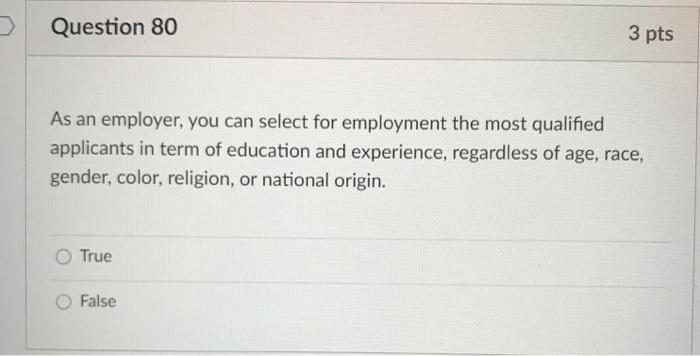 Question 83 3 pts Customer Lifetime Value is the