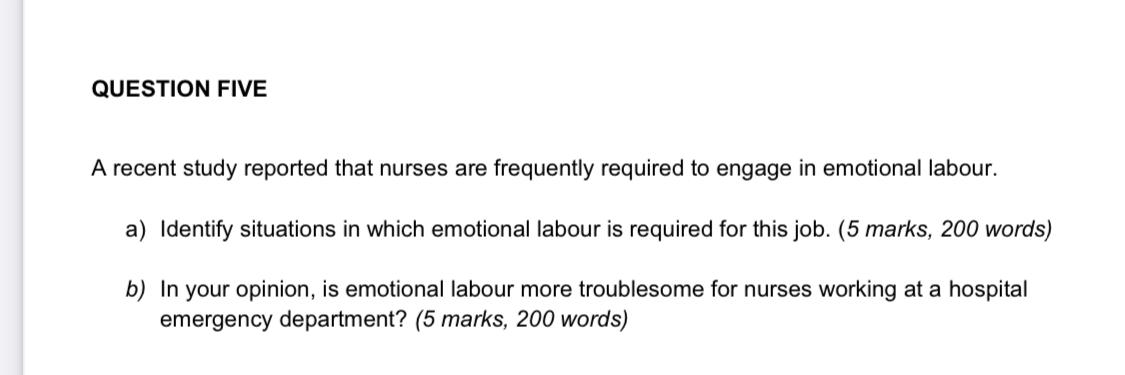 A recent study reported that nurses are