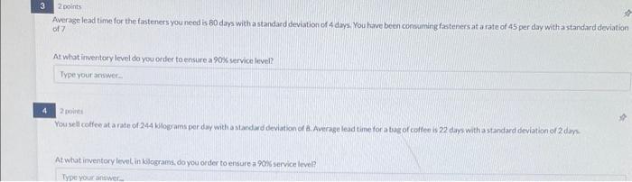 Average lead time for the fasteners you need is