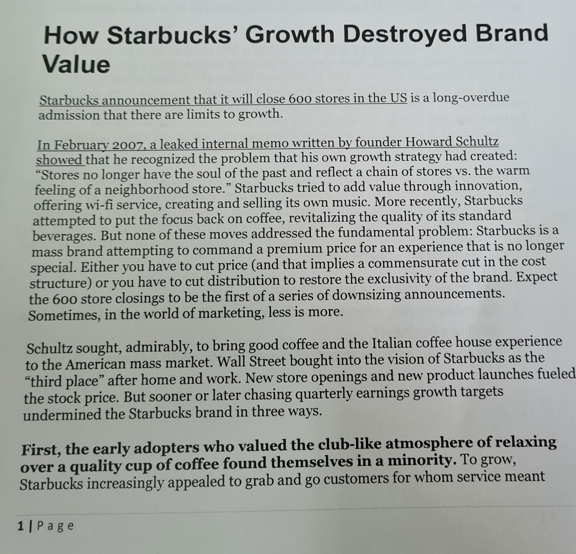 speed of order delivery rather than recognition