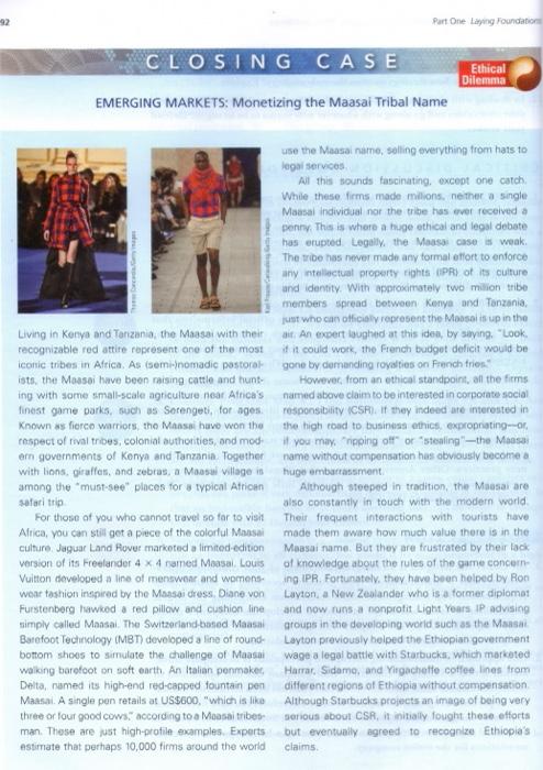 -92 Part One Laring Foundation CLOSING CASE