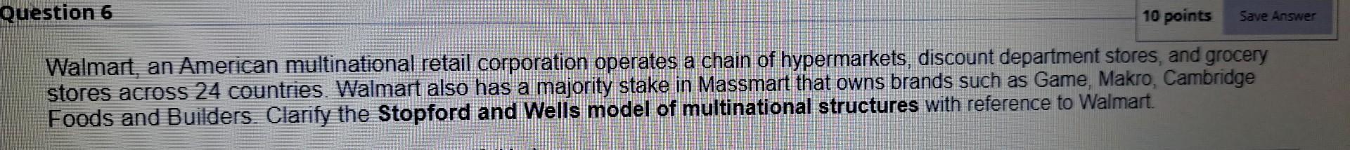 clarify the stop ford and wells model of