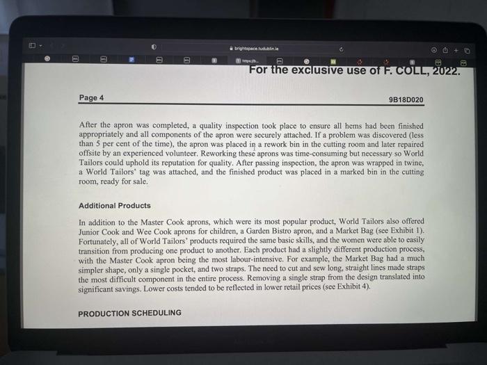 4. Based on the past year's sales data, what is