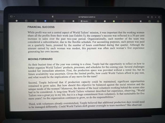4. Based on the past year's sales data, what is