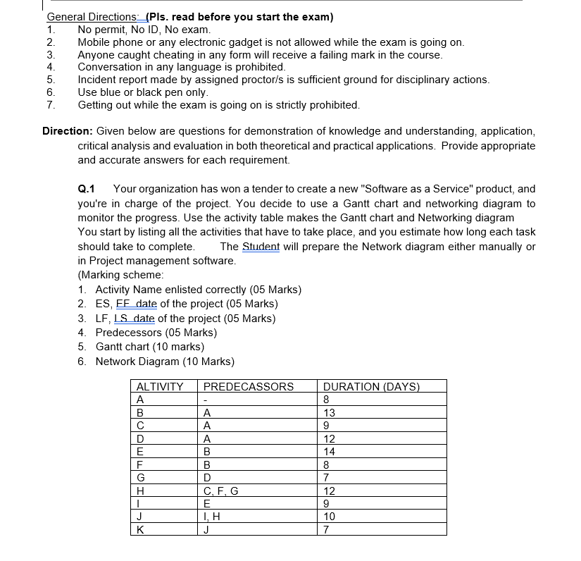 General Directions_{Pls. read before you start