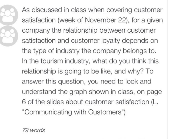 200 words As discussed in class when covering