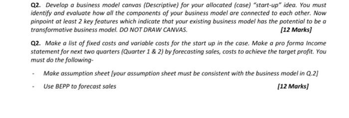 Kindly read the case carefully and answer the