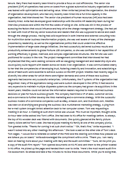 a) What are the potential challenges the change